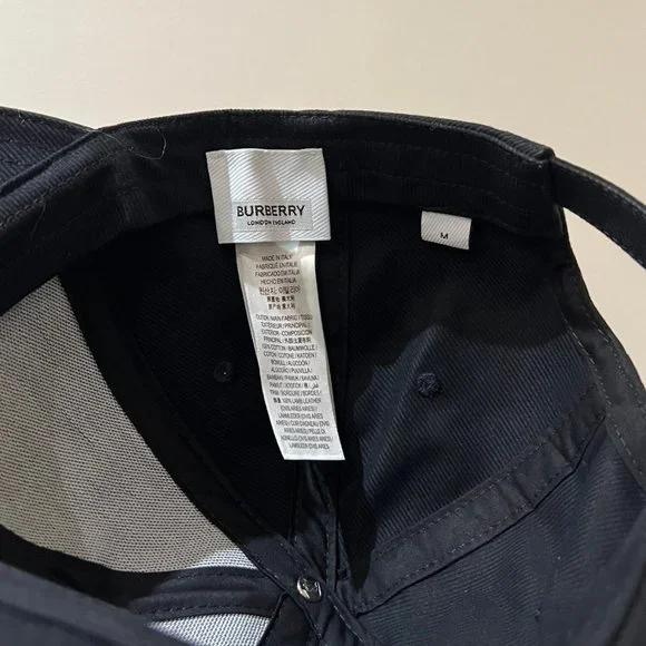 BURBERRY Horseferry Print Baseball Cap